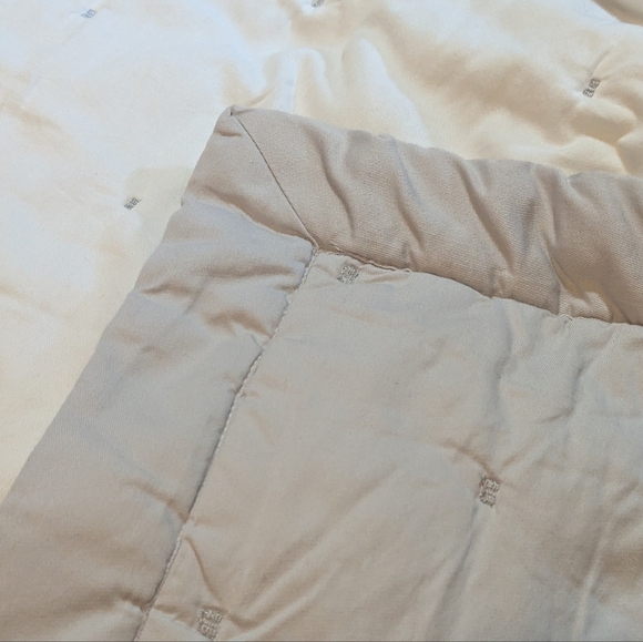 KATE SPADE Quilt Blanket Comforter King White Grey Preppy - Picture 4 of 6